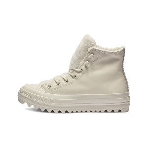 Chuck Taylor All Street Warmer Ripple Top Thick Sole Pure