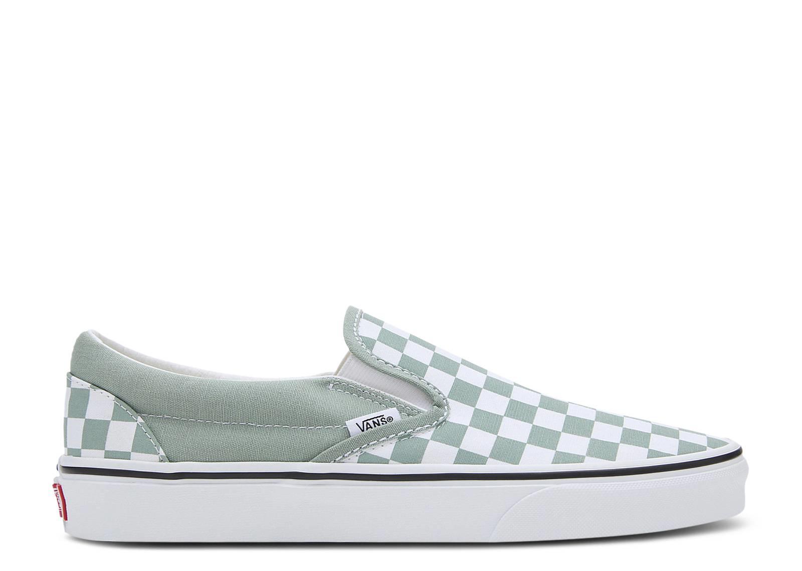 Vans Classic Slip On Color Theory Checkerboard Iceberg S Size 10 VN000BVZCJL