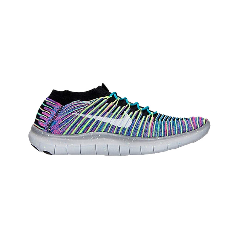 Nike Free RN Motion Flyknit Multi Color Multi Color S Size 9 834584-006