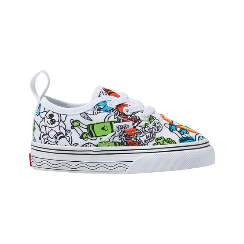 Vans Crayola X Authentic Elastic Lace Sketch Your Way Size 9 VN0A34A1ARE