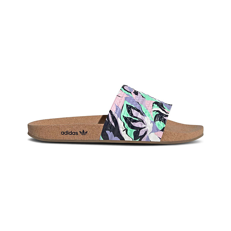 adidas Adilette Slide Cork Floral S Size 11 GV7077