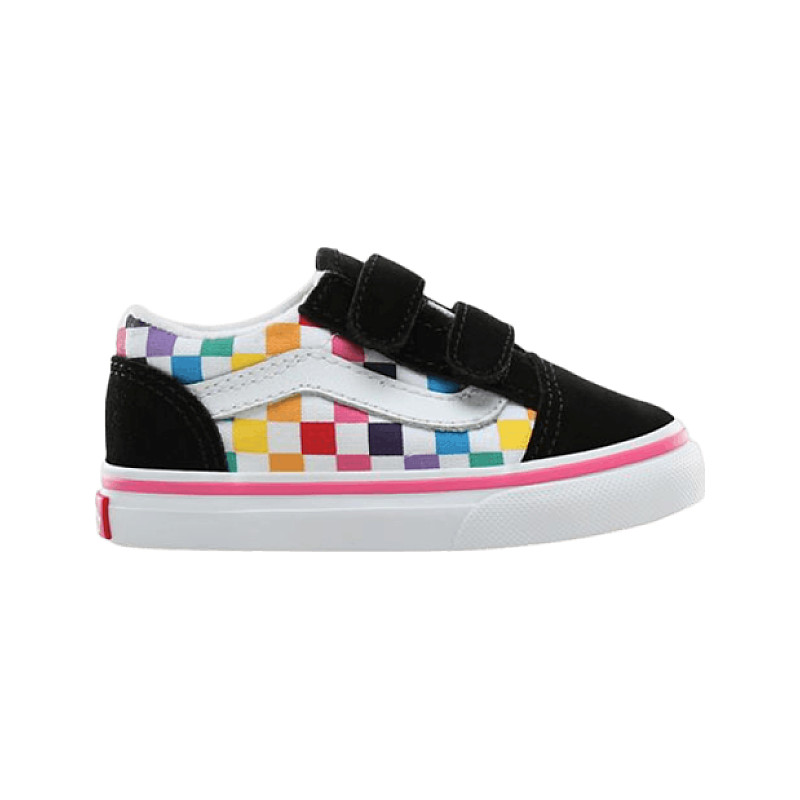 Vans Ward Rainbow Checkerboard Vans Size Women's Recreational