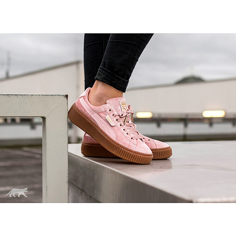 Puma Basket Platform Velour Suede 366721-02