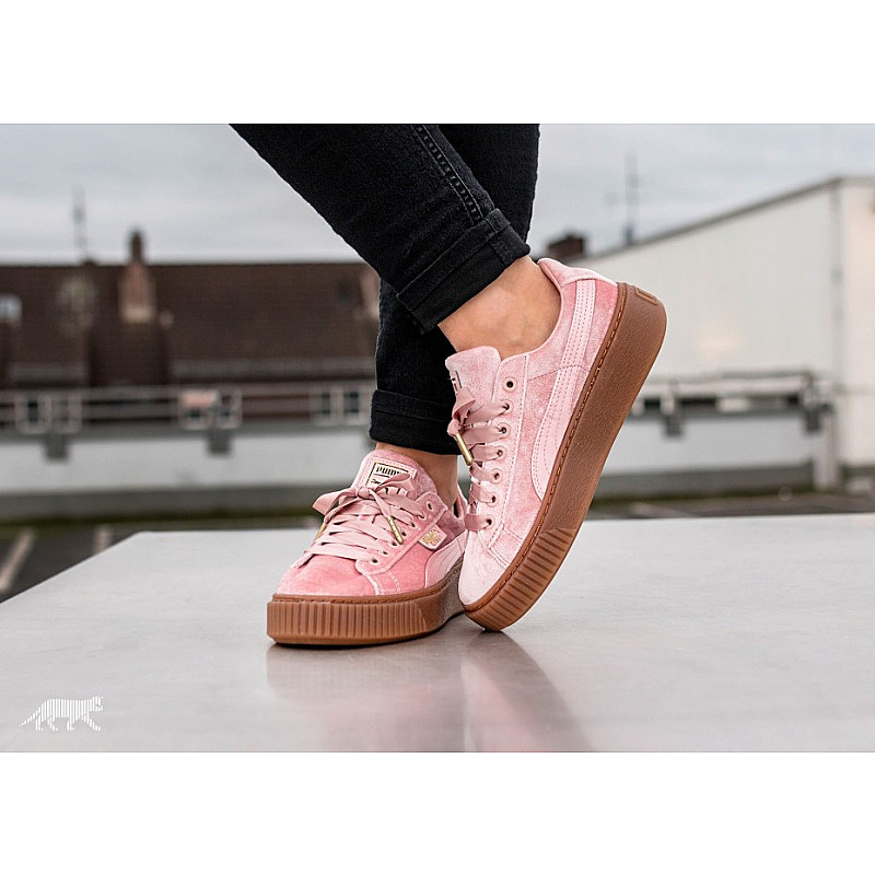 Puma Basket Platform Velour Suede 366721-02