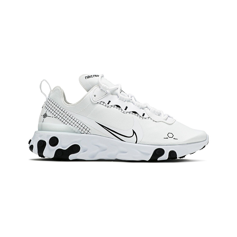 Nike React Element 55 Schematic S Size 8 CU3009-100