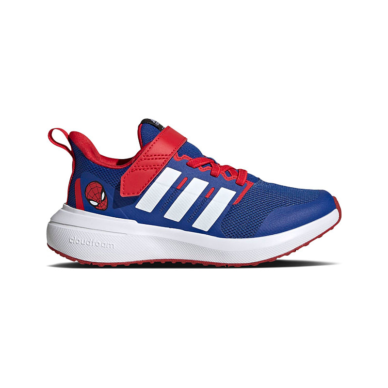Adidas Marvel Fortarun Spider 2 Cloudfoam Sport Lace Top Strap HP9001