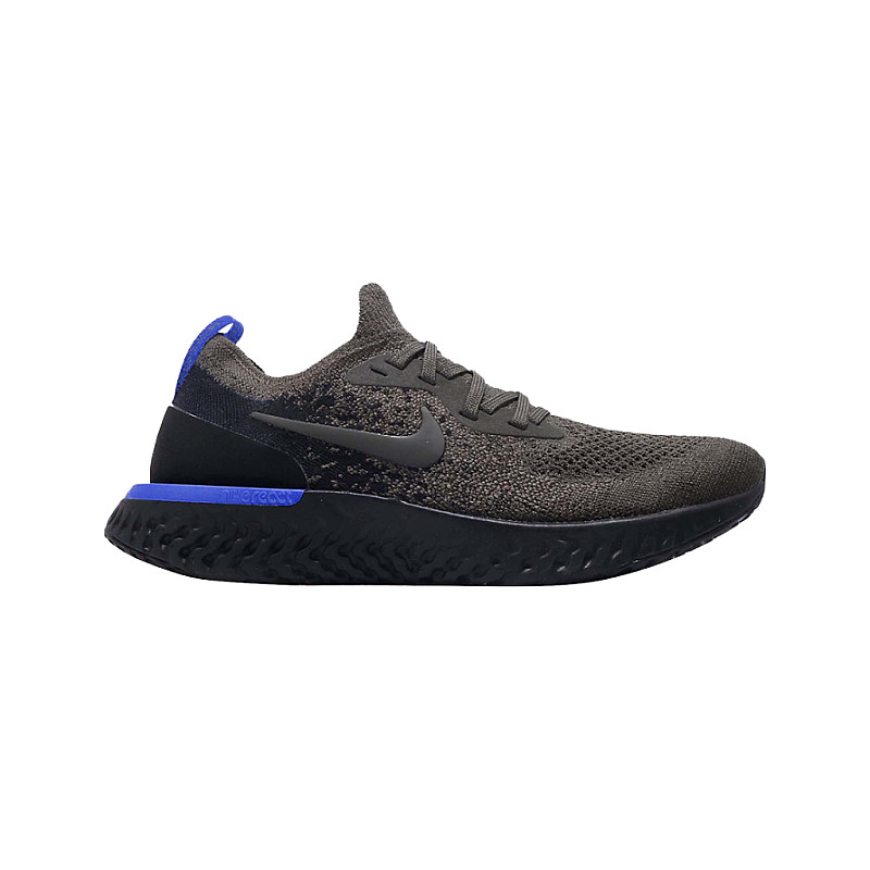 Epic react flyknit black and blue best sale