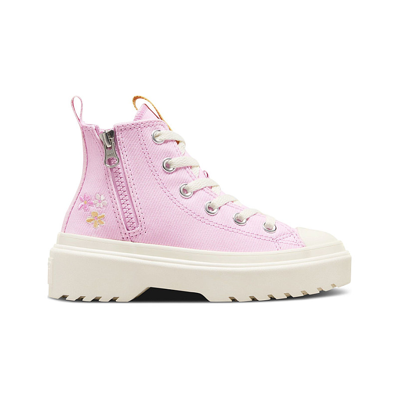 Converse Chuck Taylor All Star Lugged Lift Platform Embroidered Flowers S Size 3 5 A07386C