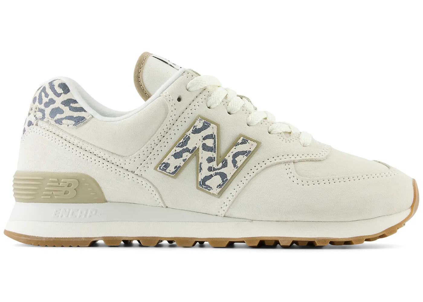 New Balance New Balance 574 Sea Salt Leopard Gum S WL574XD2 from 106 00