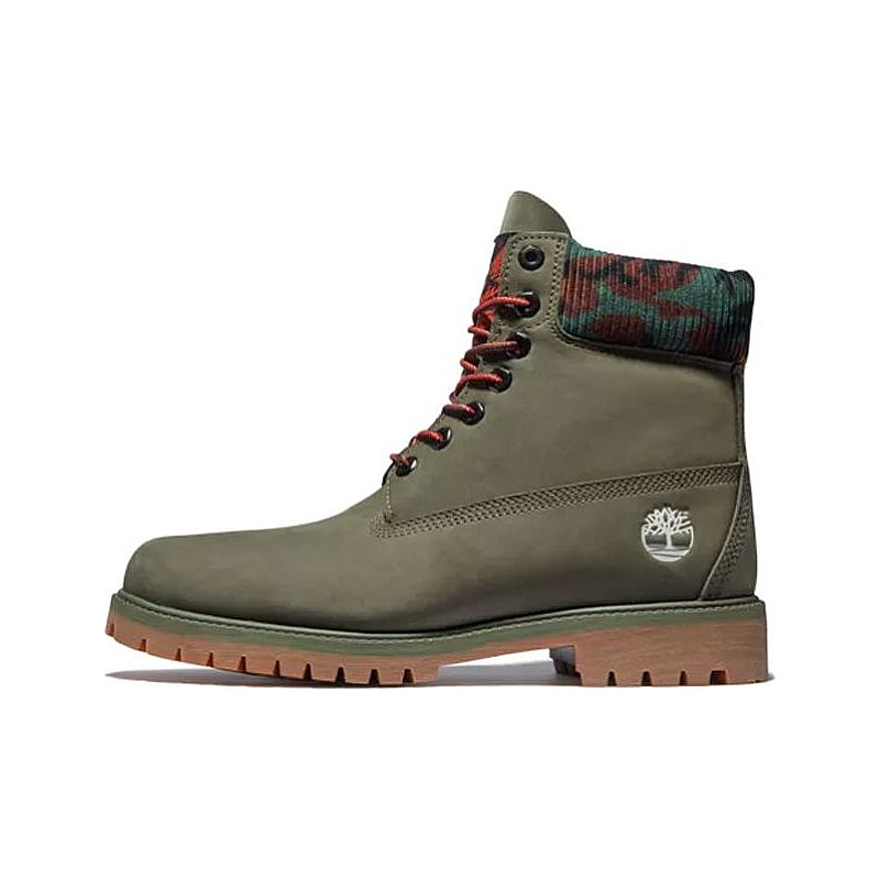 Timberland 6 Inch Nubuck With Camouflage Collar A2KC5A58
