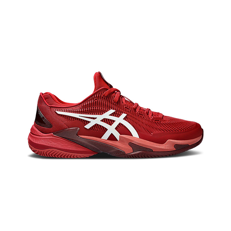 ASICS Court Ff 3 Novak Clay Cranberry S Size 10 1041A362-962