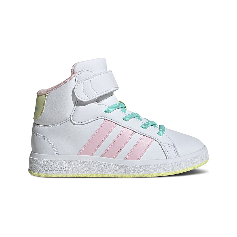 adidas Grand Court Mid K Clear S Size 1 IE8705