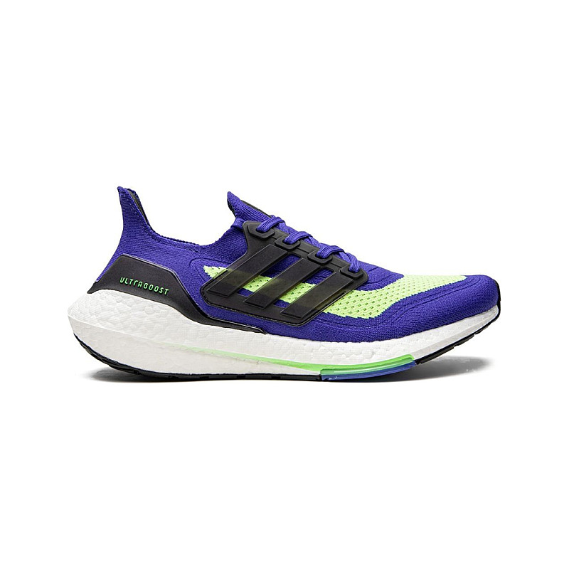 adidas adidas Ultra Boost 21 Sonic Ink Screaming Green S23873