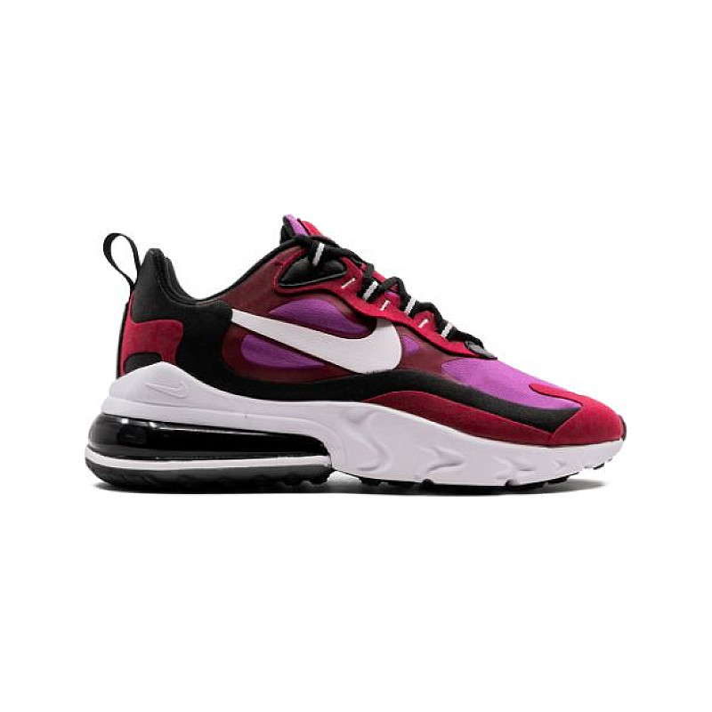 Nike air max 270 react black purple best sale