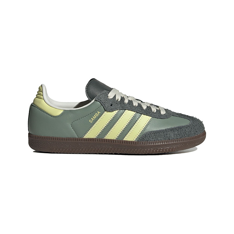 Adidas samba green yellow online