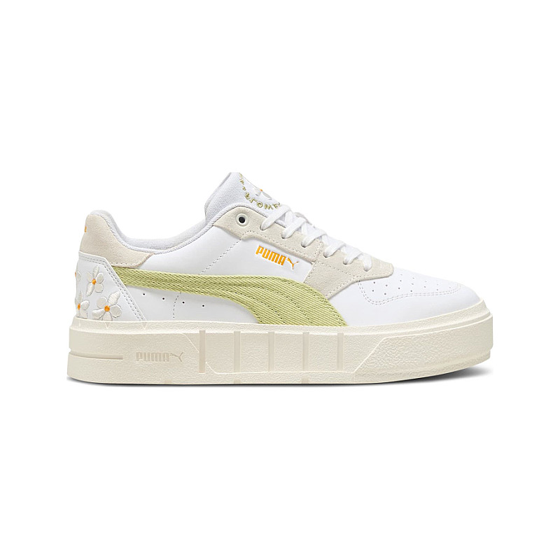 Puma Cali Court Embroidery Pistachio S Size 6 5 398828-01