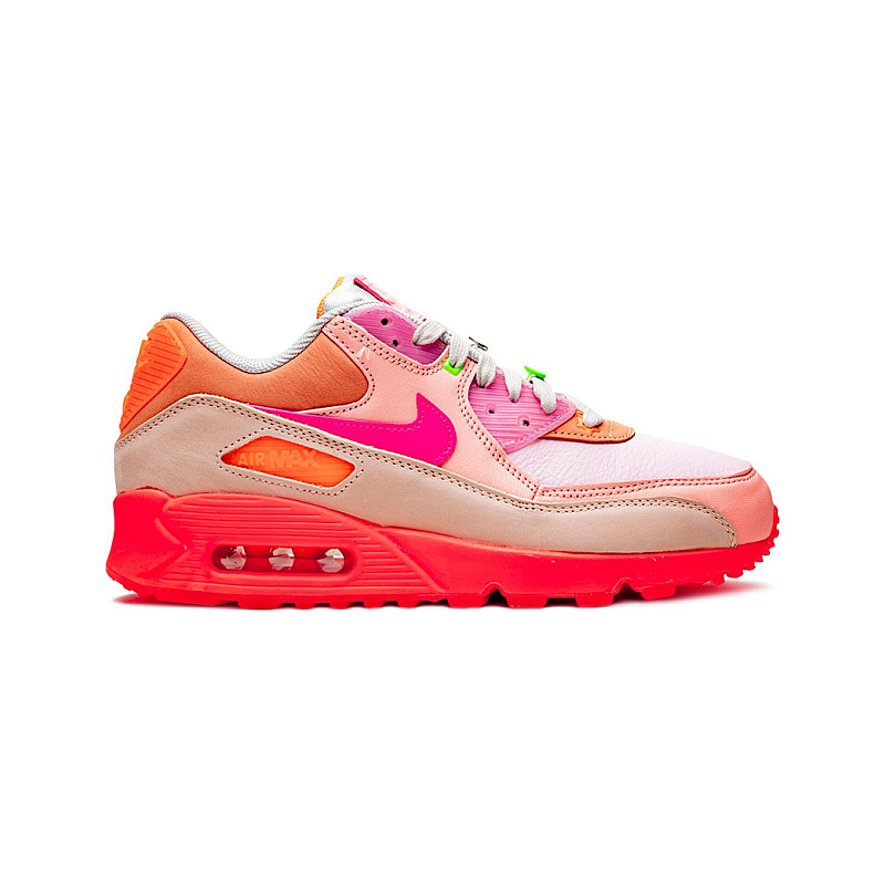 pink and orange nike air max 90