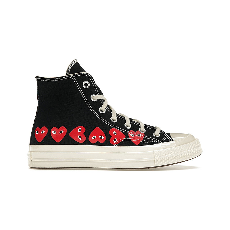 Converse Chuck Taylor All Star 70 Hi Comme DES Garcons Play Heart A08147C AZ K127 001 1 desde 87 00