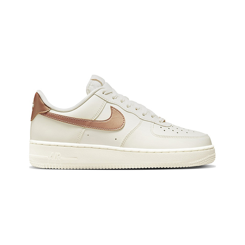 nike air force 1 rose gold metallic