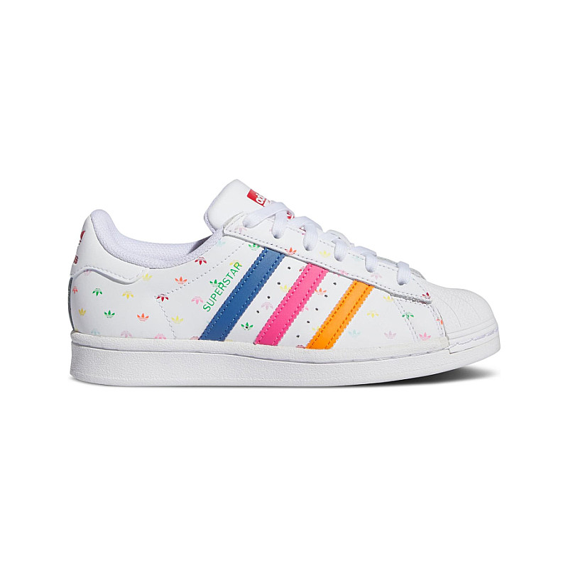 adidas Superstar J Allover Trefoild Print S Size 4 ID9806 da 79 00