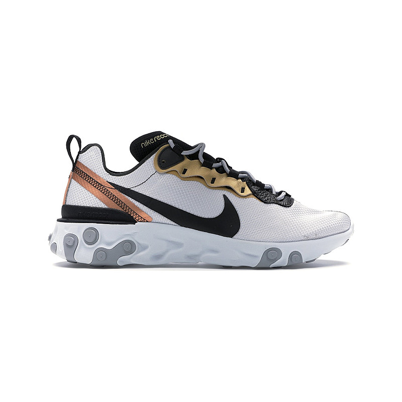 Nike react 55 gold best sale