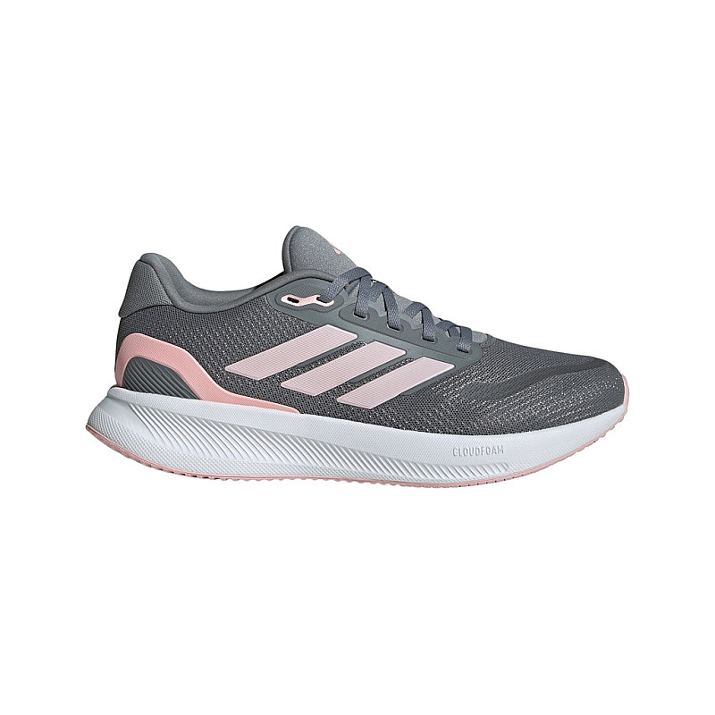 adidas gazelle silver green womens Men's Wide Fit adidas Runfalcon 5 Walking/Running Sneakers, Black/White / 11.5 / 2E main image 0