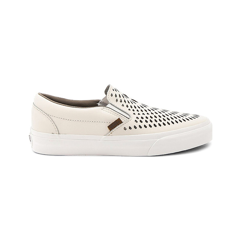 Perforated Leather Vans Shoes Vans Perforated Slip Ons Perforated
