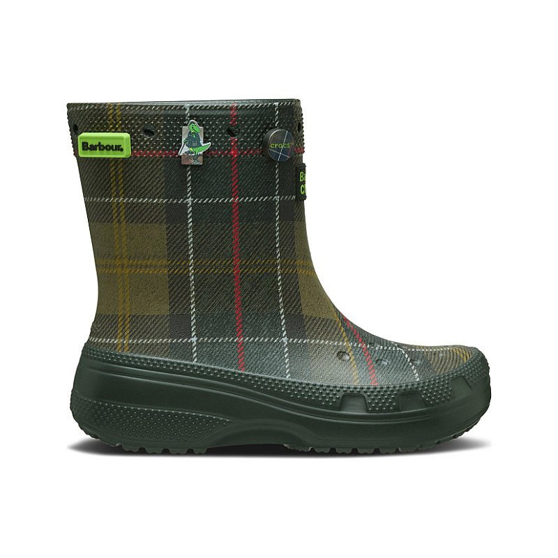 専用てす Crocs Barbour X Classic Kelp Plaid S Size 5 210899-3VT から