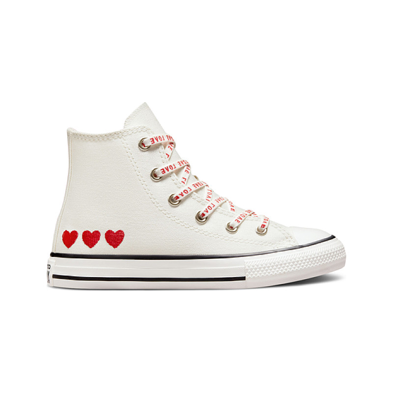 Converse Chuck Taylor All Star Crafted Embroidered Hearts A01604F from ...