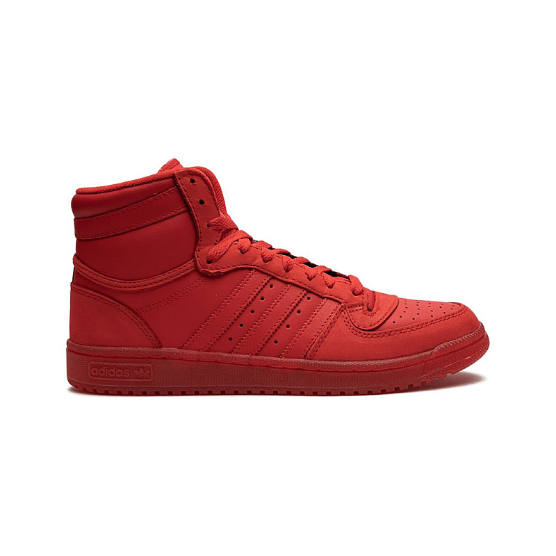 Red Adidas Top Ten Weiss Adidas Originals Top Ten Hi Sleek Heel
