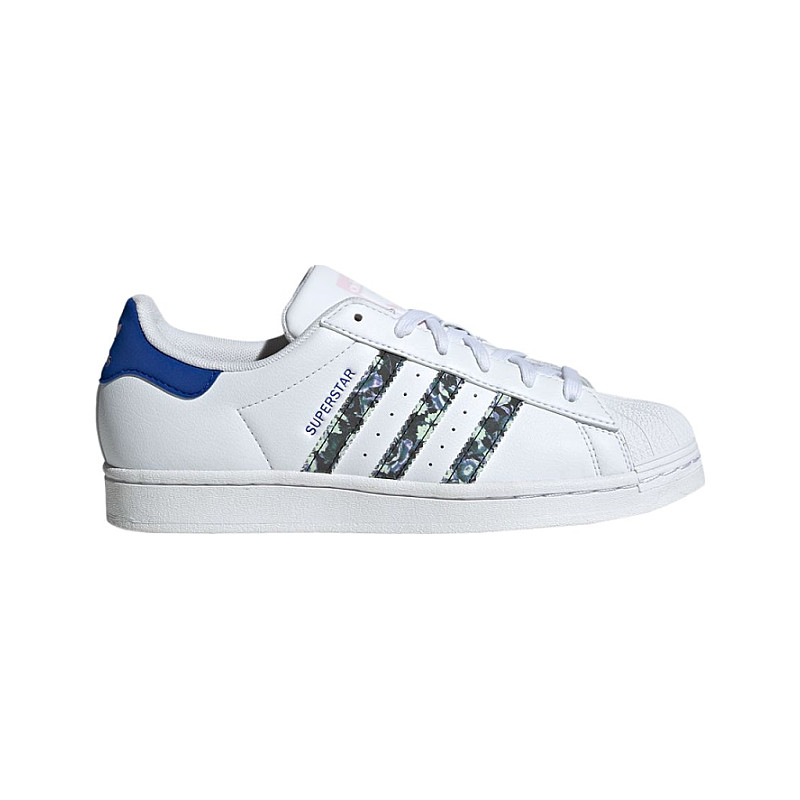 adidas gazelle silver green womens adidas Women's Superstar Sneakers 7 main image 1