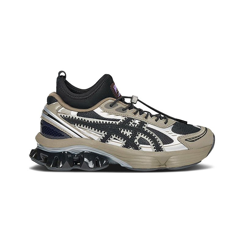 靴 Nanushka x ASICS GEL-KINETIC FLUENT ASICS Gel-Kinetic Fluent Nanushka Black Men's - Sneakers - US