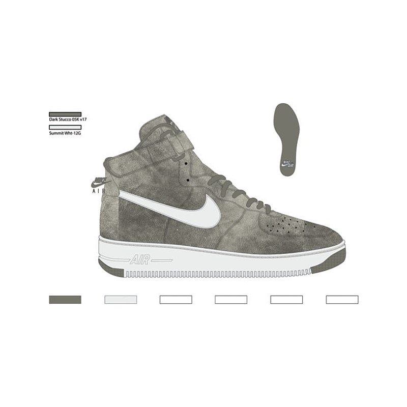 Nike Air Force Ultra Force Stucco S Size 880854-003 de 155,00 €
