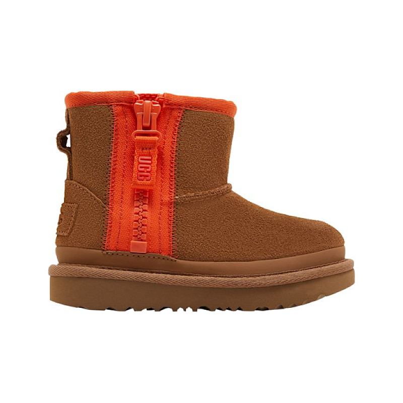 美品UGG classic mini zipper 24 cm Women's Classic Mini Zipper Tape Logo Boot | UGG®