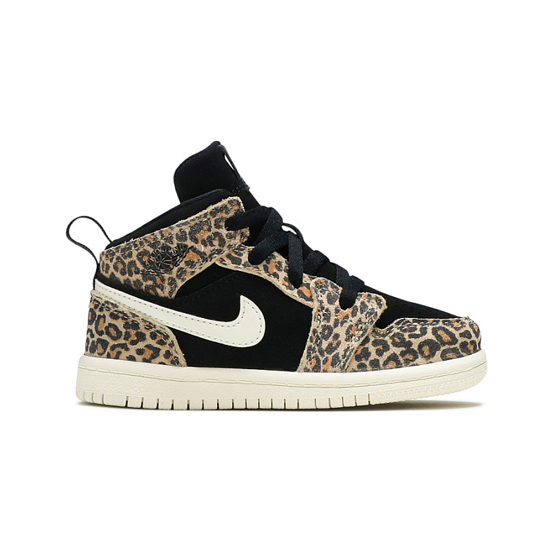 Air Jordan Air Jordan 1 Mid Cheetah Size 5 BQ6933-021