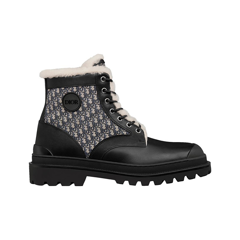 Combat Boots Dior Botas Christian Dior 2023 D-Major Combat Boots Black KCI675SCR_S52X