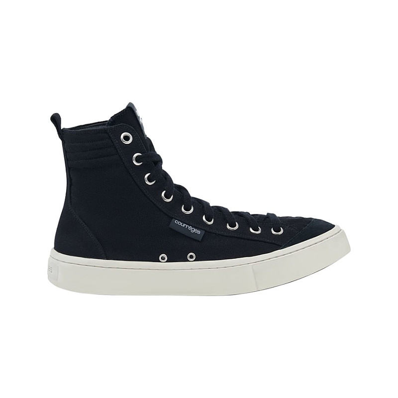 COURREGES 国内買付 BITUME CANVAS SNEAKERS CANVAS 01 MID SNEAKERS - courrèges