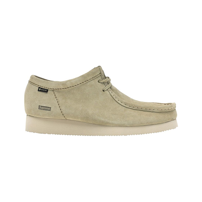 【新品同様】CLARKS Wallabee GTX ベージュ 8 Clarks Supreme X Wallabee GTX Maple Suede S Size 8 5 261