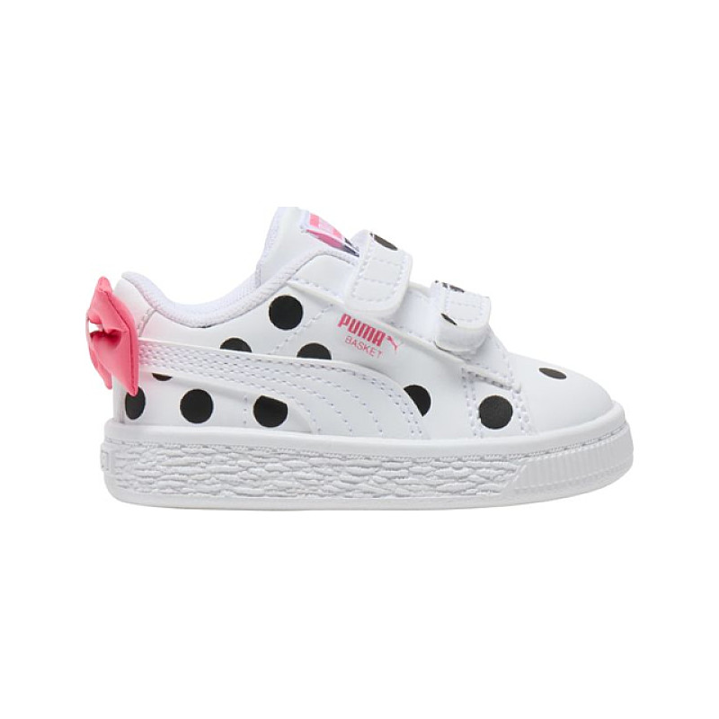 Puma Basket Bow Polka Dots Size 9 403533-01