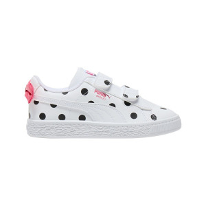 Puma Basket Little Bow Polka Dots S Size 12 403534-01