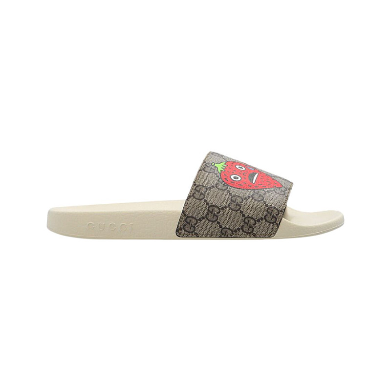 Gucci Pablo Delcielo X GG Supreme Slide Strawberry S Size 2
