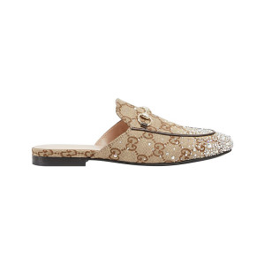 GUCCI｜MULES (629084 CQXM0 1060) Gucci-Princetown-Slipper-Black
