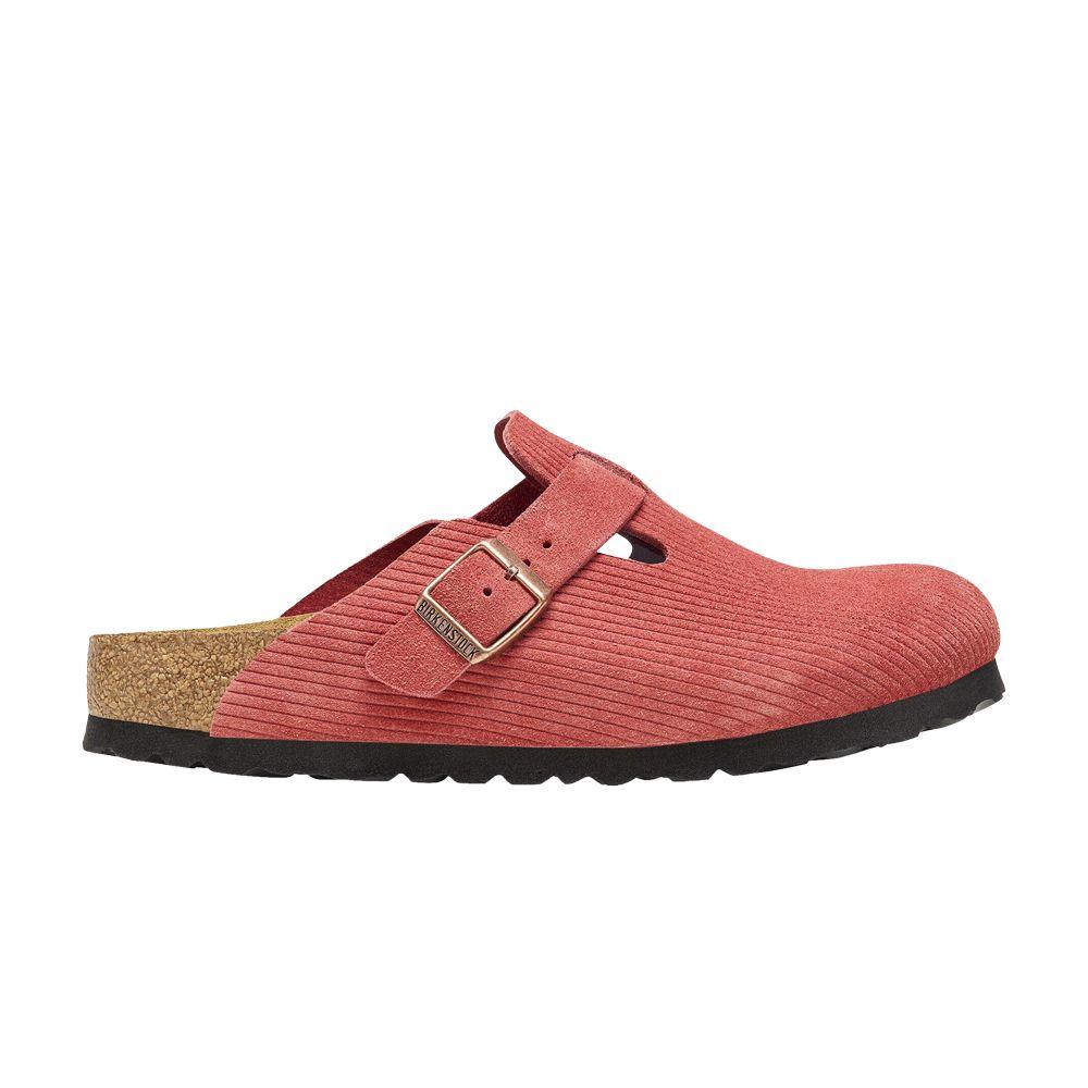 R*y様 BIRKENSTOCK BOSTON CORDUROY SUEDE 2 Birkenstock klapki zamszowe Boston Corduroy męskie kolor