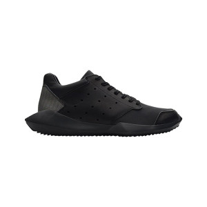adidas gazelle silver green womens Rick Owens x Adidas 'Vicious' Black Leather Tech Runners. – Alex Maxamenko main image 0