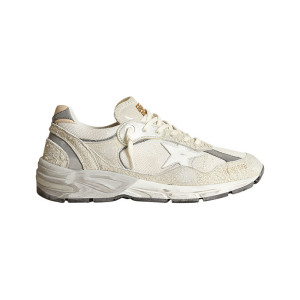 Golden ｜SNEAKERS (GWF00199 F005207 35875) Women's Dad-Star in suede and mesh with black leather star