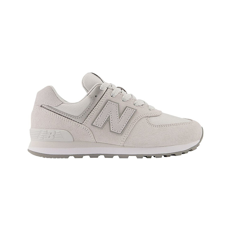 White Summer Fog 574 New Balance Kids' 574 Sneaker In Summer Fog