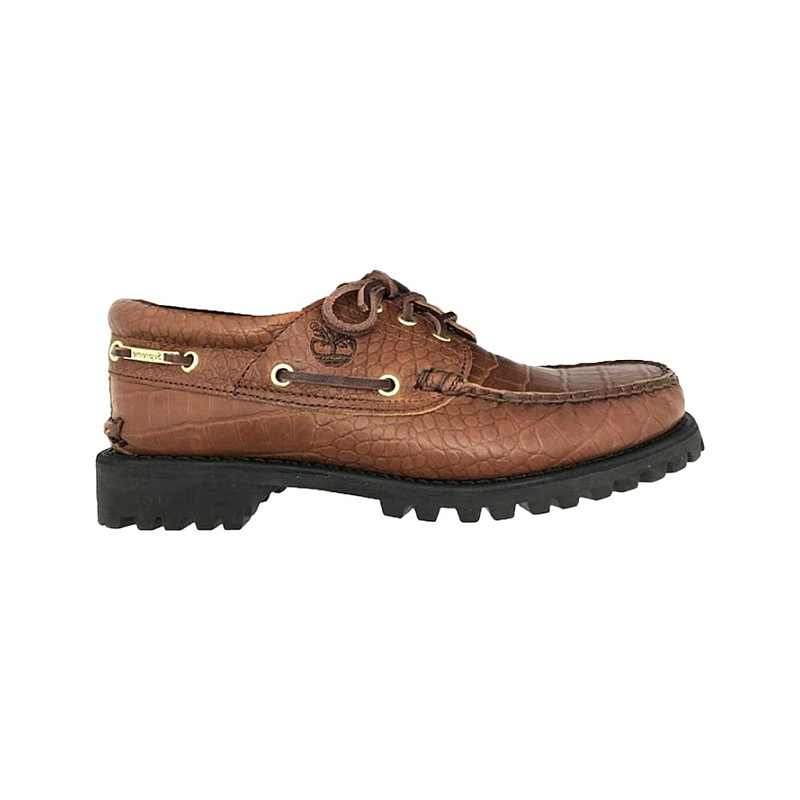Timberland Supreme クロコダイル調デッキシューズ Supreme - シュプリーム ×ティンバーランド/Timberland クロコ型