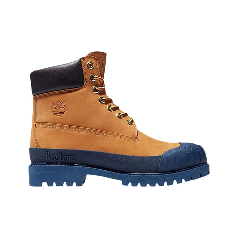 Timberland  モカシン Timberland 6-Inch Premium Waterproof Brown Nubuck/Green