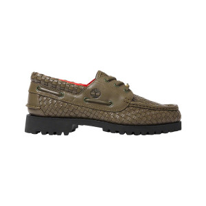 靴 Supreme Timberland Woven Leather 3 Eye Supreme wypuszcza buty Timberland Woven 3-Eye Lug Shoe
