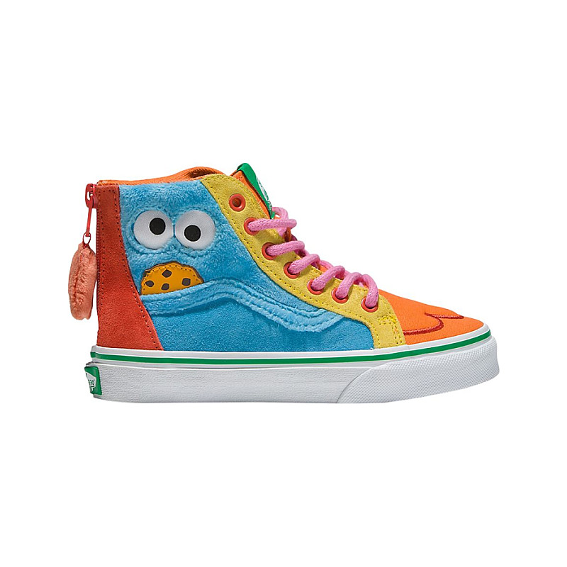Vans Sesame Street X SK8 Hi Zip Cookie Monster Color S Size